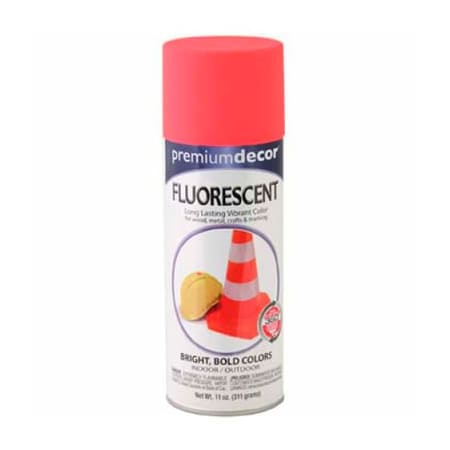 General Paint Spray Paint, Red Orange, Flat, 12 oz 201368